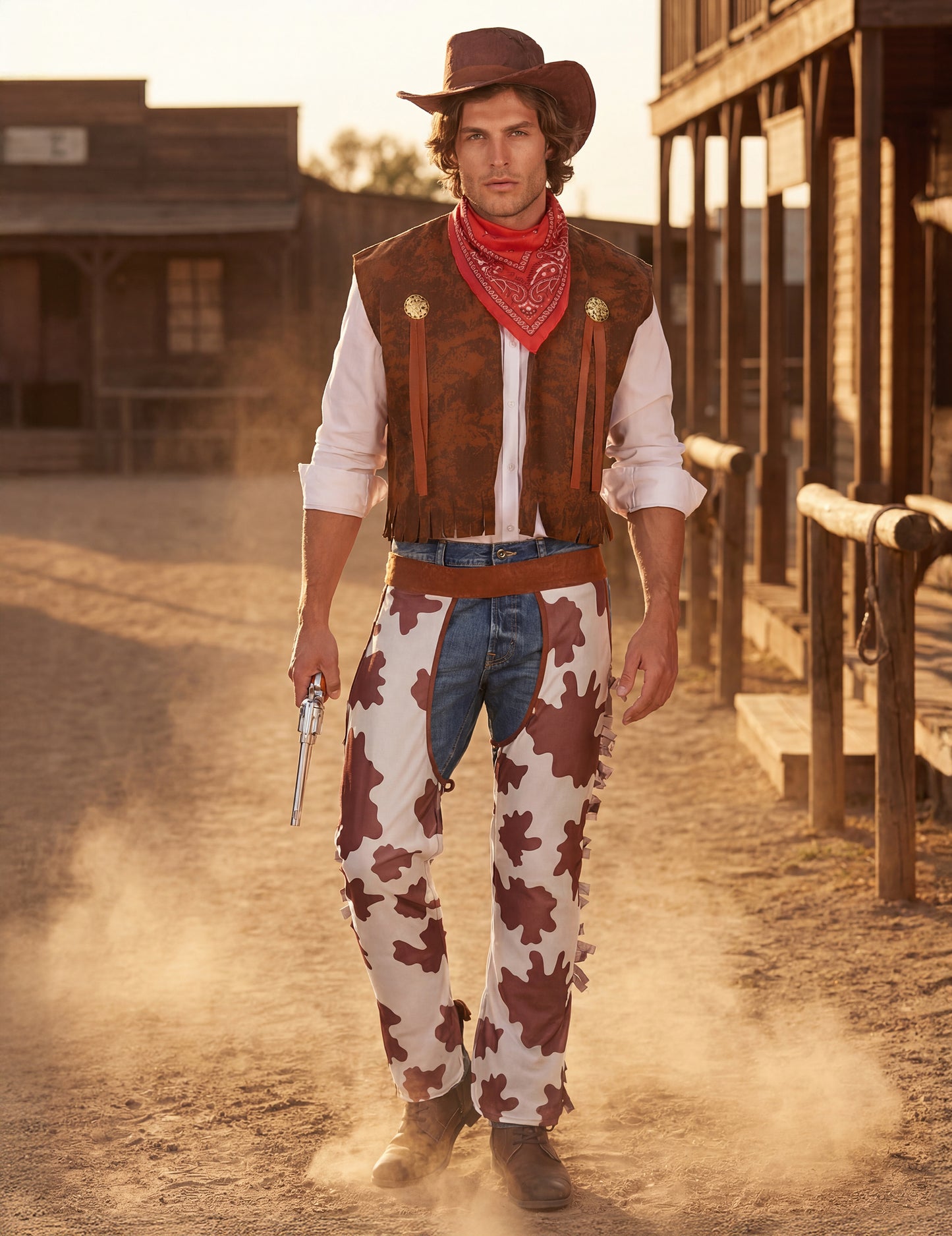 Cowboy western kostuum voor mannen