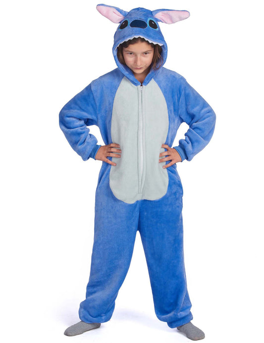 Déguisement créature extraterrestre bleue enfant