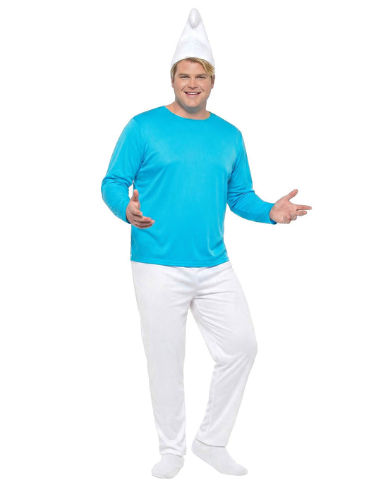 Schtroumpf™ Kostuum voor Volwassenen Grote Maat