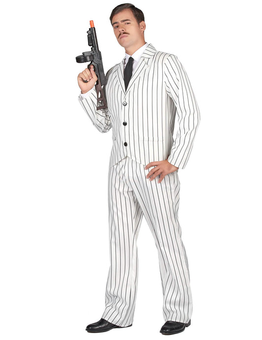 déguisement gangster blanc homme