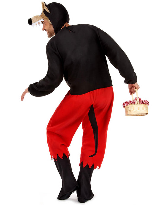 Grote boze wolfsprookes outfit voor volwassenen
