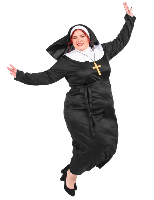 Déguisement grande taille bonne soeur femme