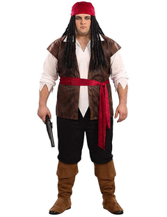 Piratenkostuums in grote maten voor heren