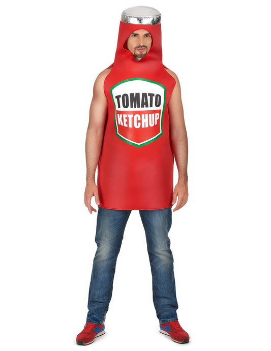 Déguisement de couple frites et ketchup adulte