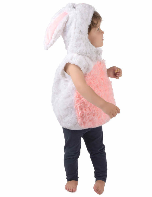 Vue de profil du déguisement lapin pour enfant