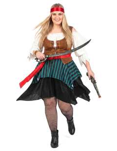 Piratenkostuums in grote maten voor dames
