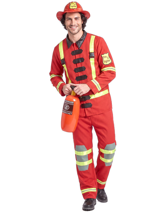 Déguisement pompier homme