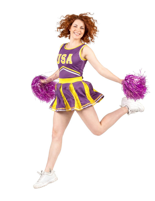 USA cheerleader kostuum voor dames