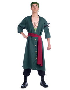Groene manga-fancy dress voor volwassenen