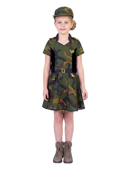 Déguisement Soldat robe fille