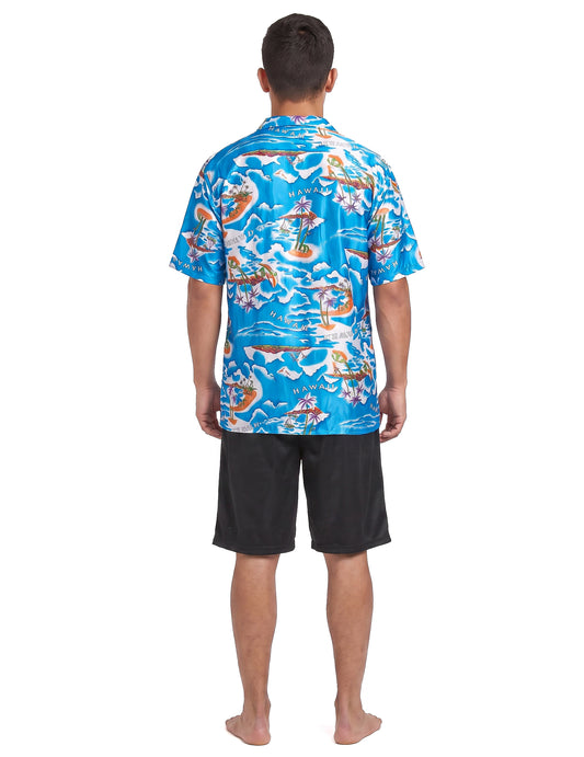 Déguisement touriste Hawaïen homme