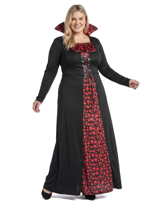 Déguisement vampire élégant grande taille femme