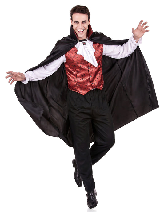 Déguisement vampire rouge homme Halloween