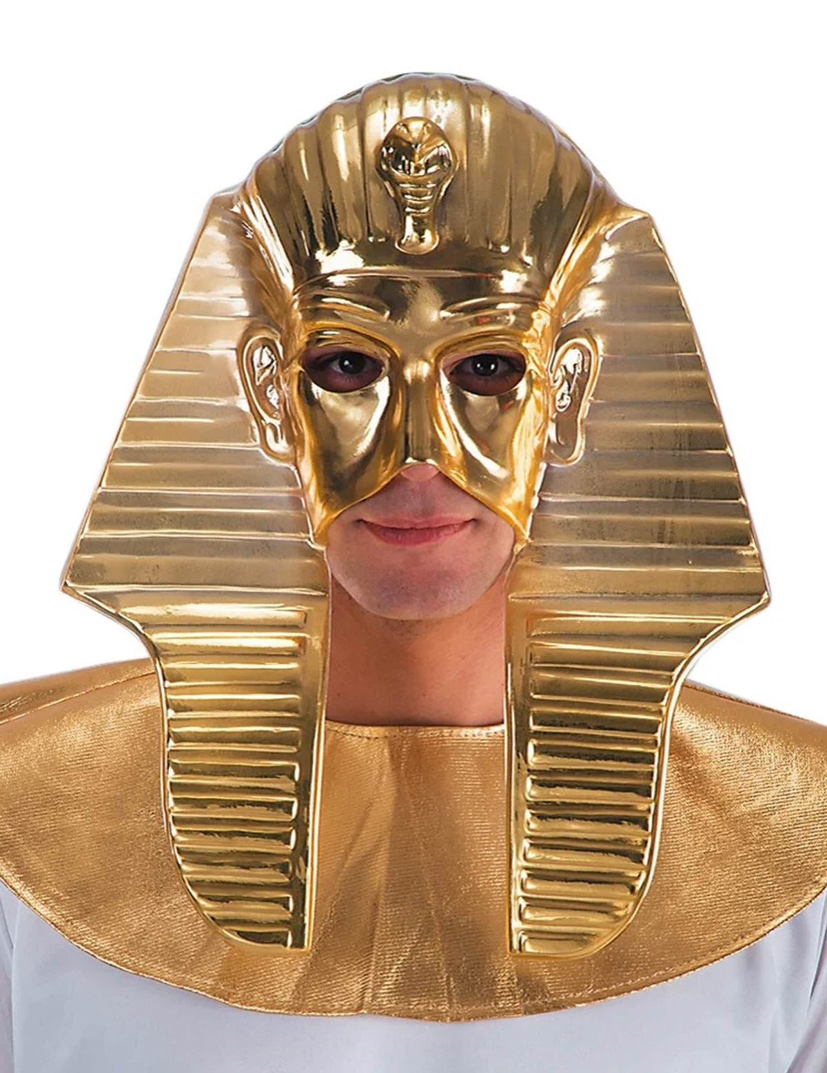 Demi masque de pharaon pour homme doré