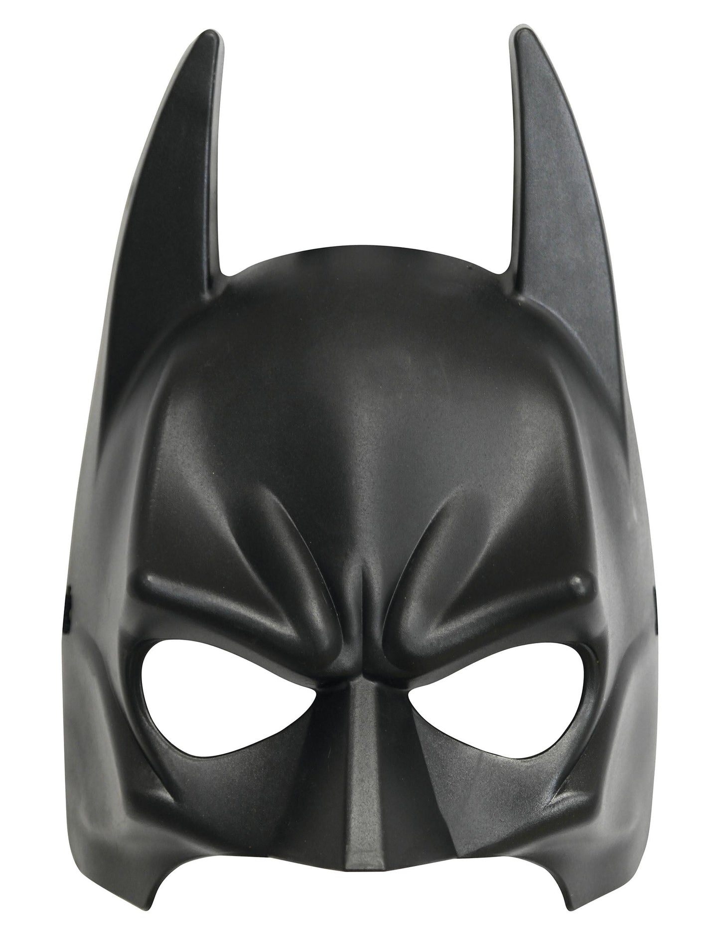 Vue de face du demi masque PVC Batman pour enfant