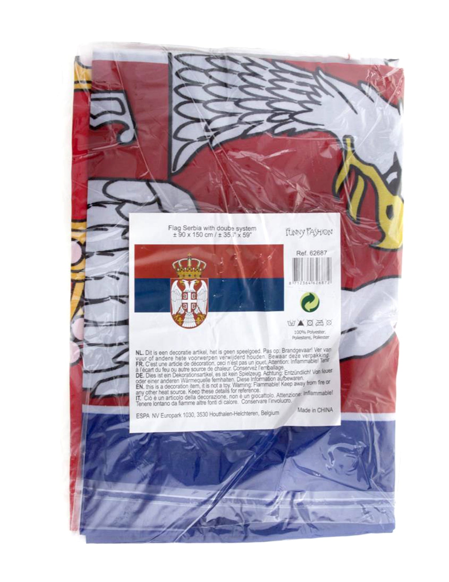 Drapeau Serbie 150 x 90 cm