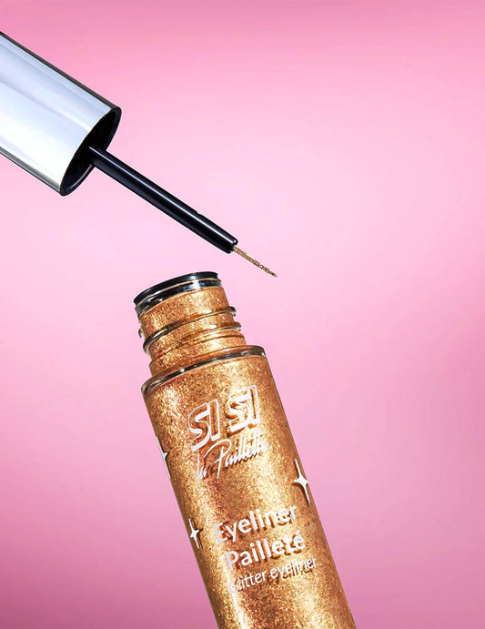 Eyeliner pailleté or métallique Si si la paillette™