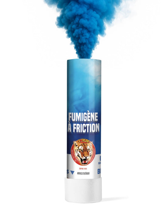 Effet de fumée bleue du fumigène à friction pour extérieur bleu 1 minute