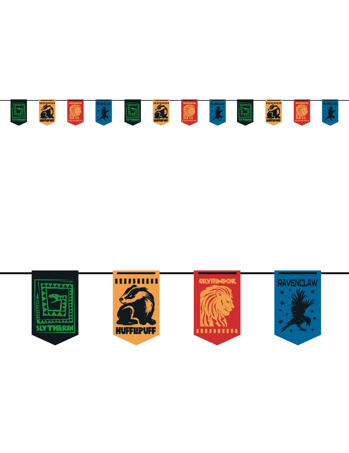 Guirlande Fanions Maisons Harry Potter 3,6 m
