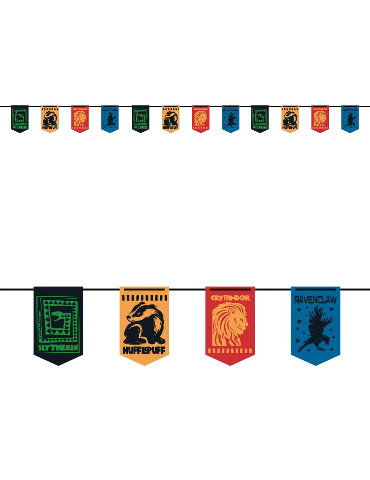 Harry Potter™ Zweinstein Huizen Vlaggenlijn 3,6 m