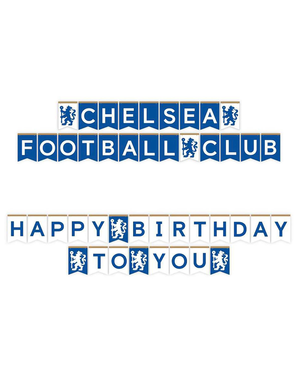 Kit anniversaire Chelsea Football Club 44 pièces
