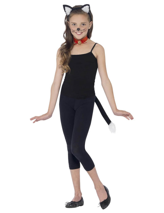 Vue d'ensemble du kit chat noir pour enfant