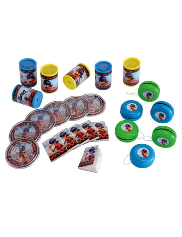 Set van 24 Ladybug-cadeautjes voor kinderen multicolor