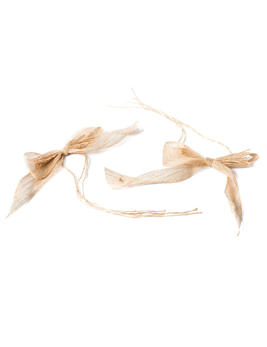 Bruidspaar Auto Decoratiekit Landelijk Jute en Kant Compleet Just Married