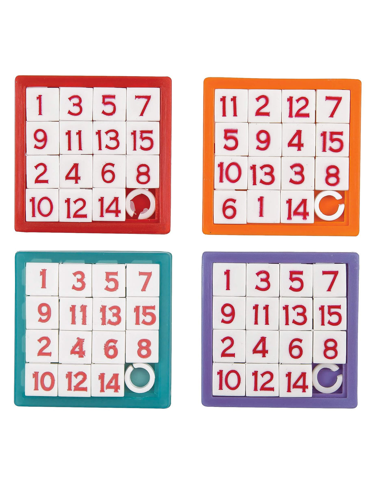 4 Kleine educatieve cijferpuzzels