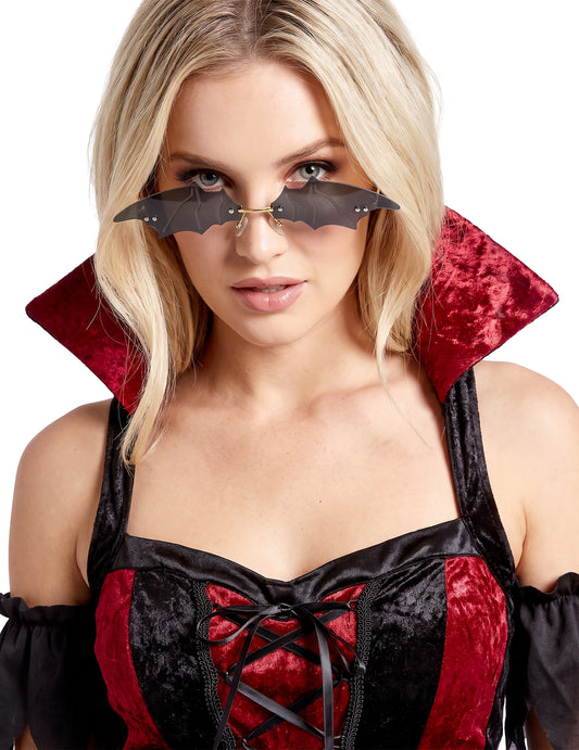 Lunettes chauve-souris noires adulte