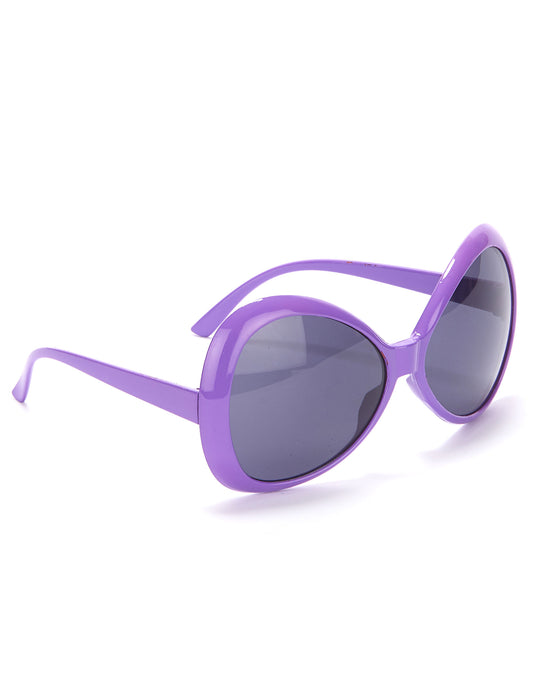 Lunettes disco adulte violet