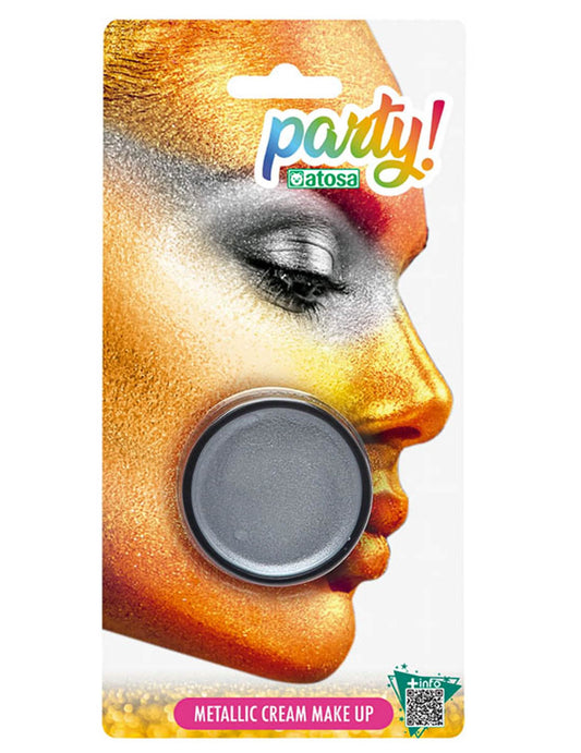 Metallic make-up zilver