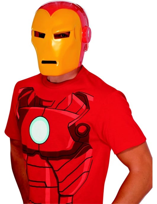 Masque Iron Man™ pour adulte rouge et jaune