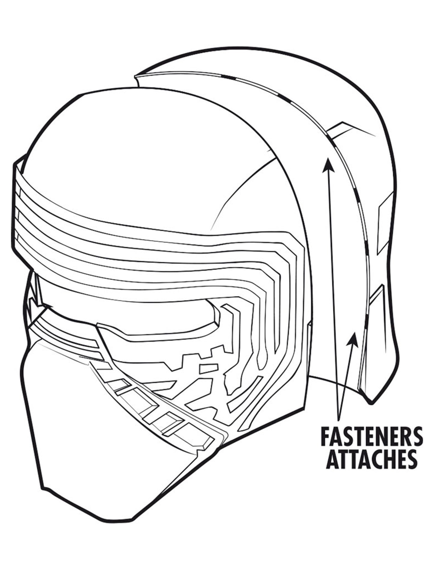 Kylo Ren ™ helm voor volwassenen