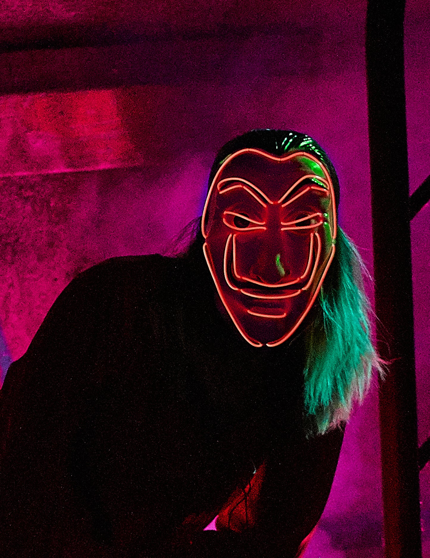 Masque voleur LED adulte