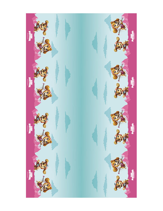 Nappe en papier rose Pat'patrouille™ 1,36 x 2,28 m