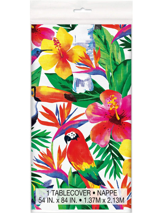 Nappe en plastique Palm Tropical Luau 137 x 213 cm
