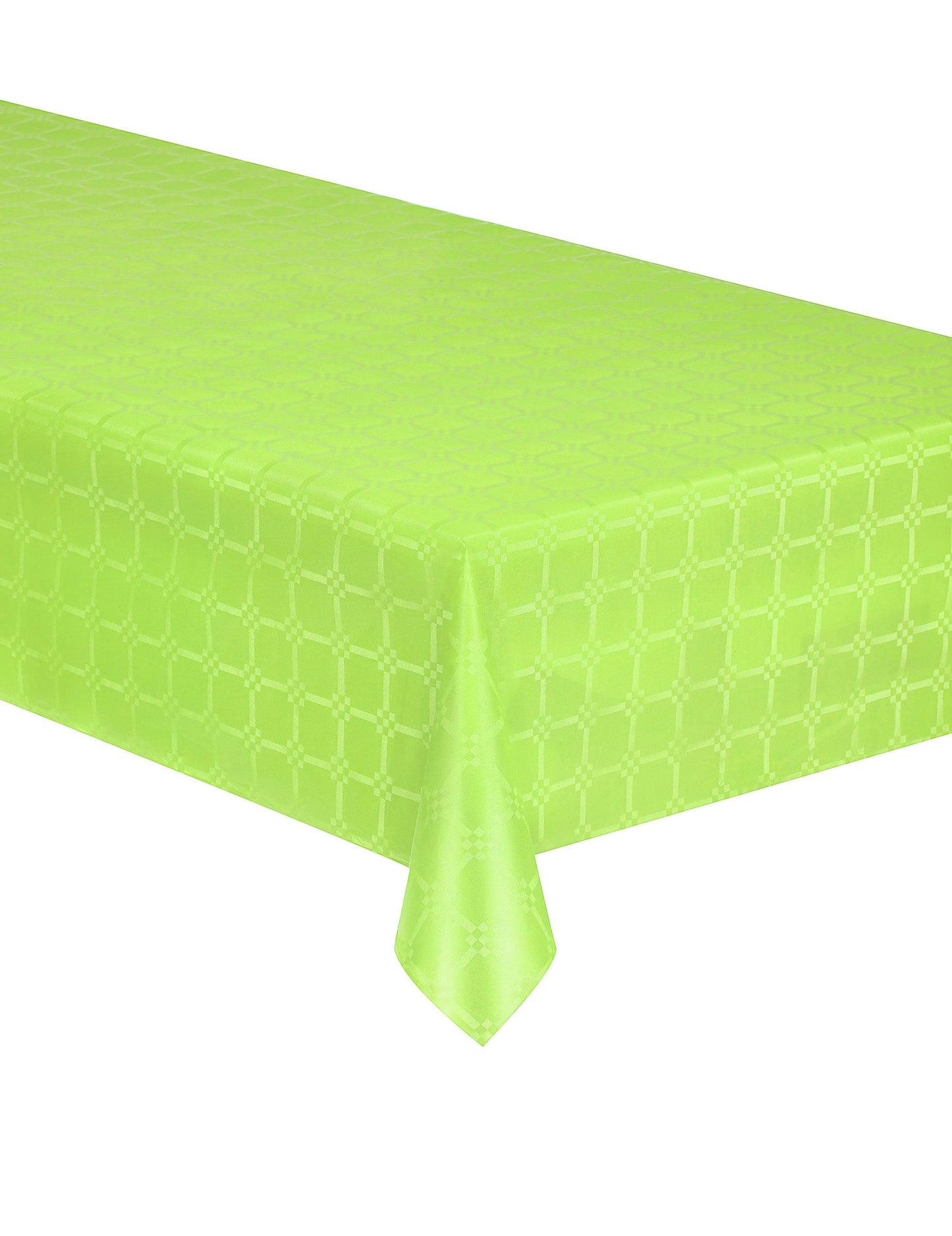 Nappe en rouleau papier damassé pour fête vert anis