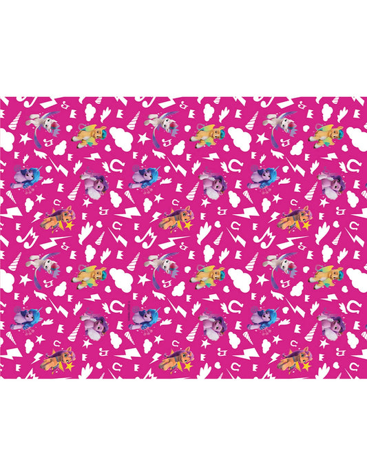 Détail des motifs de la nappe My Little Pony