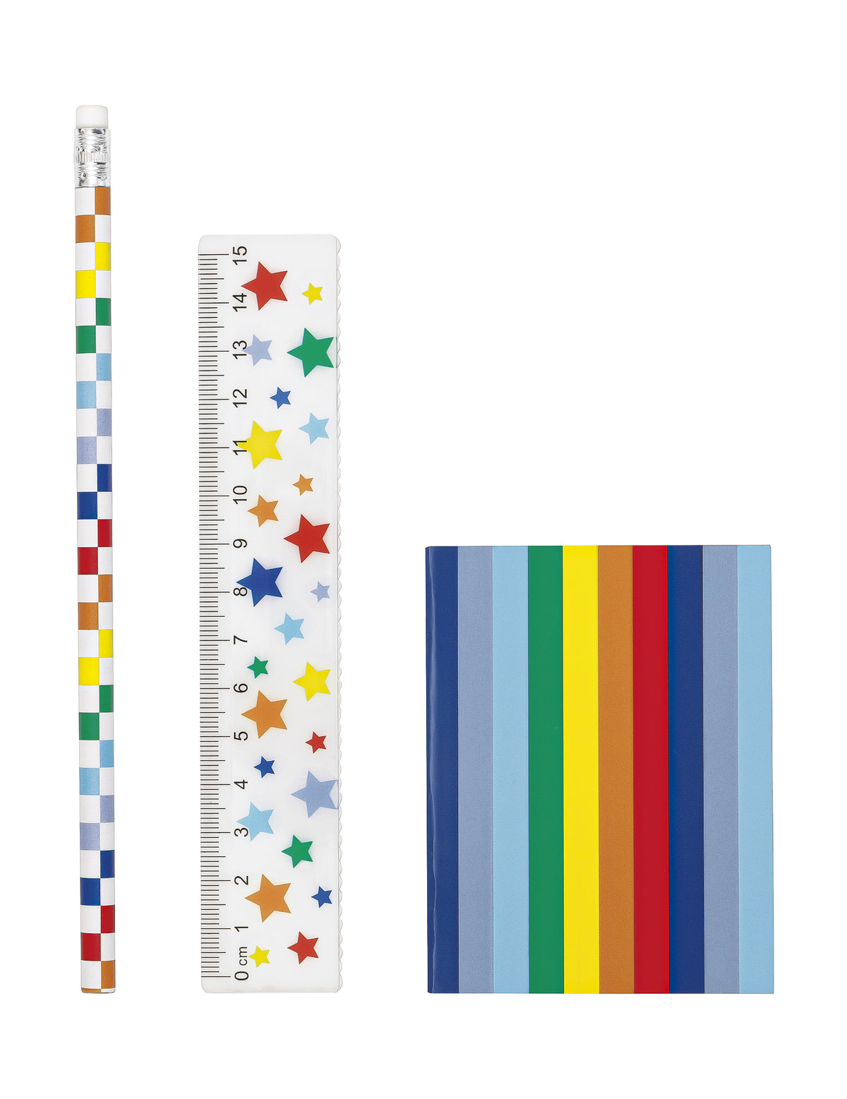 Pack Papeterie Arc-en-ciel 18 Pièces