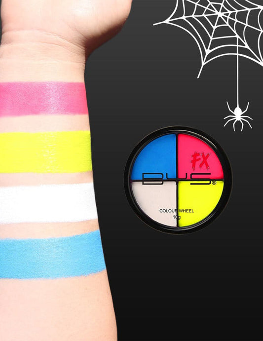 Palette maquillage 4 couleurs fluo 10 g