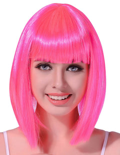 Roze feestpruiken