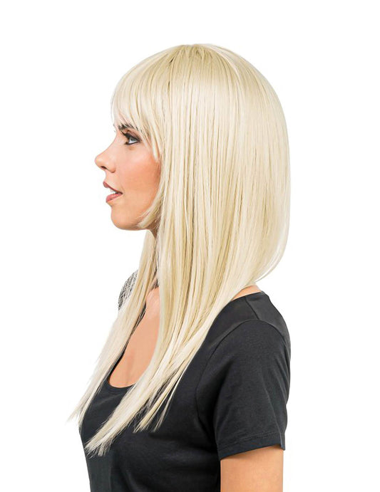 Luxe lange blonde pruik voor dames - stylebaar