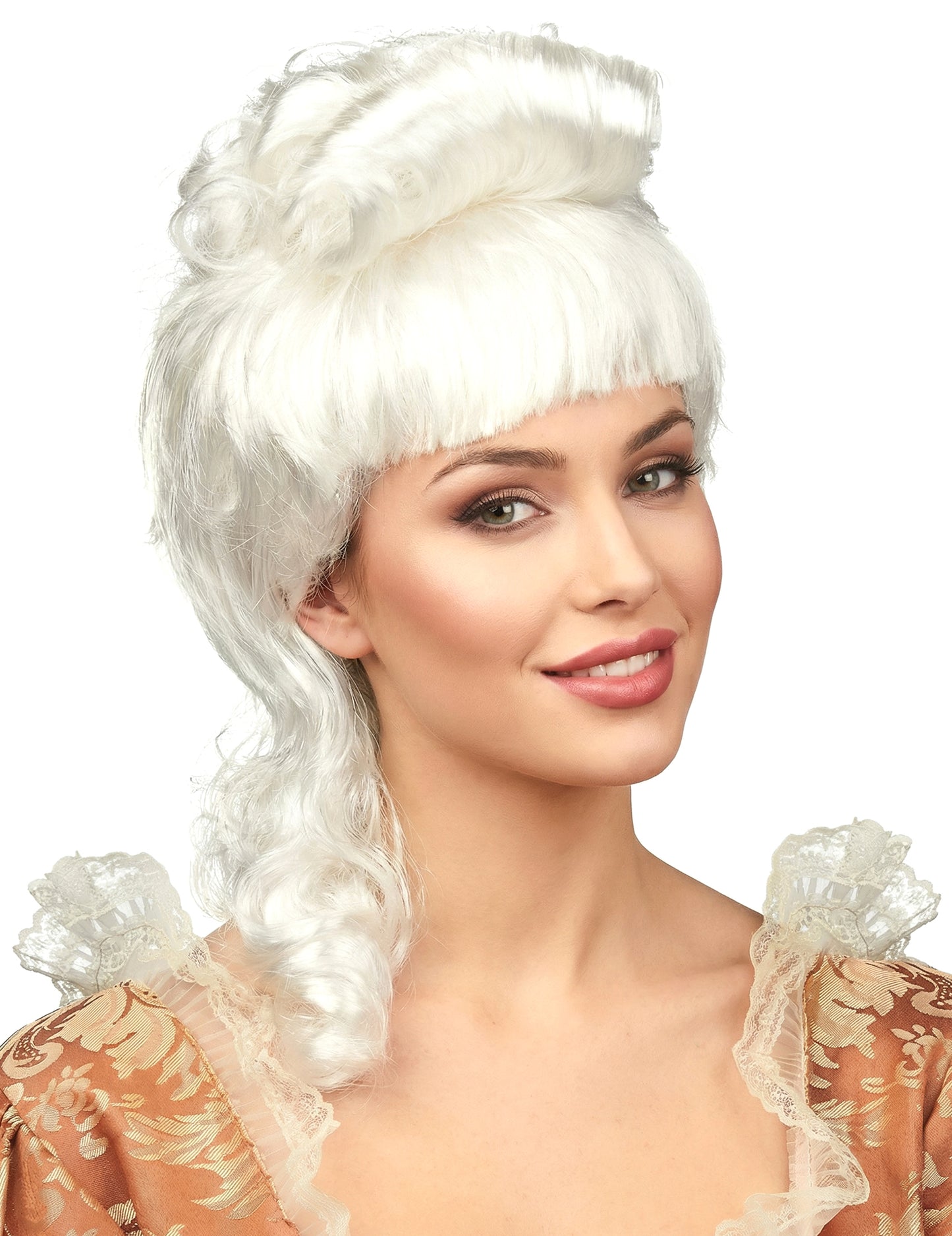 Perruque noble pour femme blanche