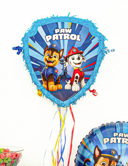 Piñata bleue à tirer Pat'patrouille™ 33 x 38 cm