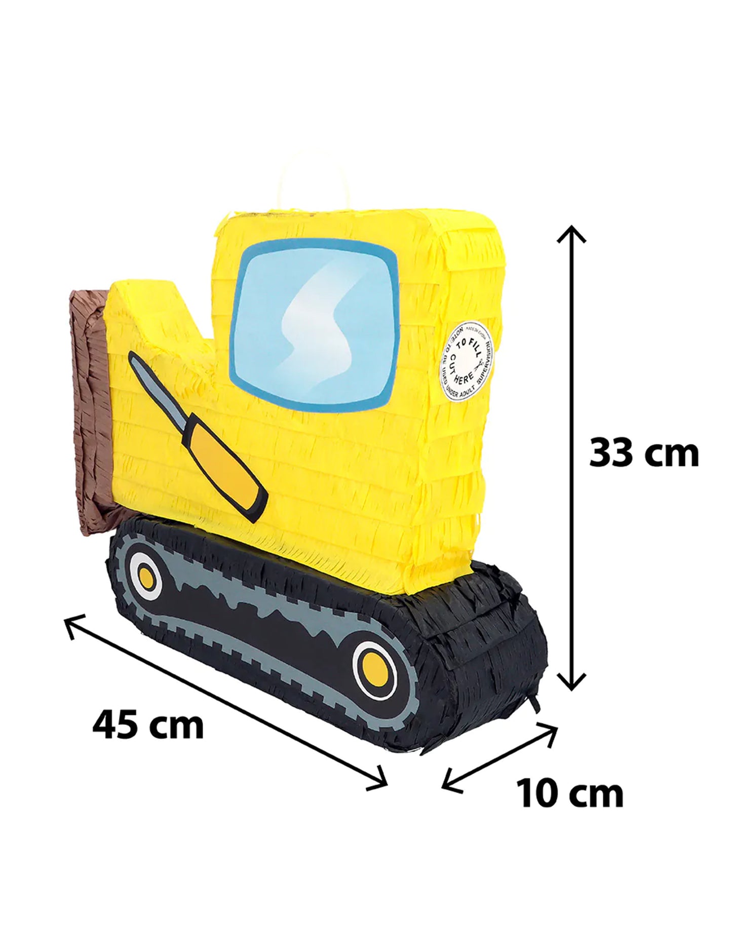 Piñata Bulldozer 45 cm