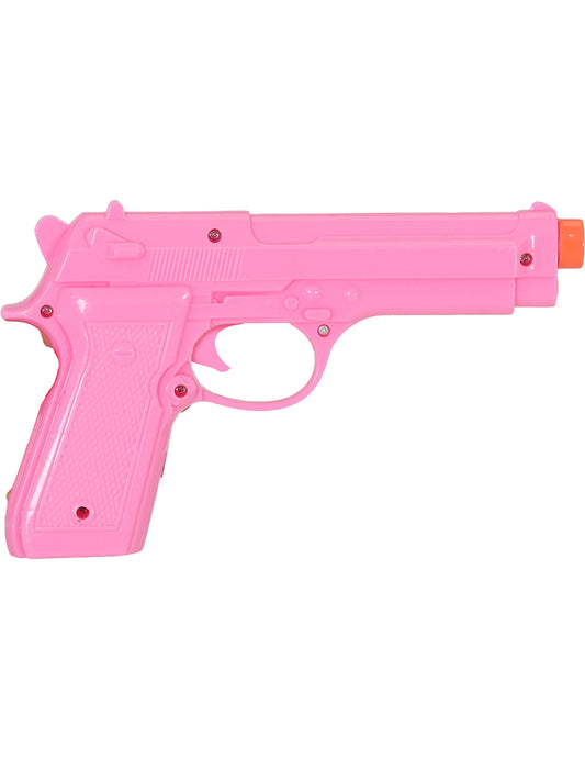 Roze speelgoedpistool 23 cm