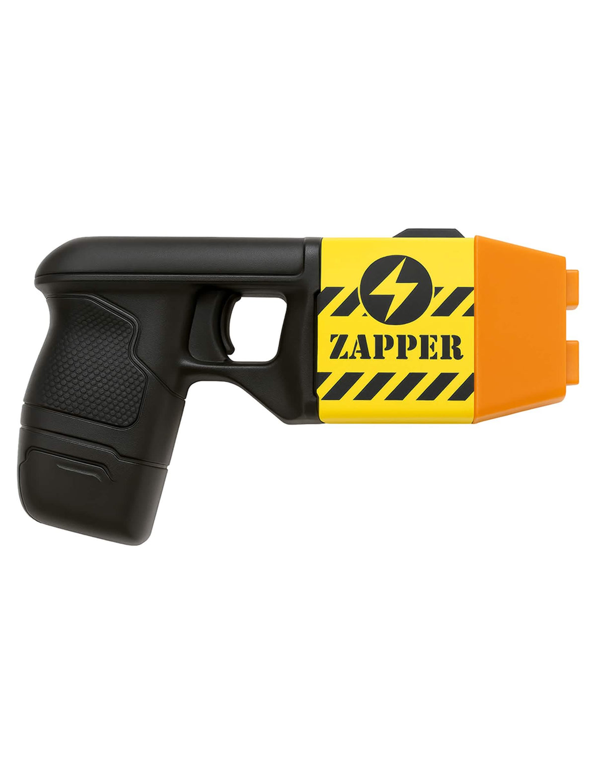 Vue de profil du pistolet taser de policier