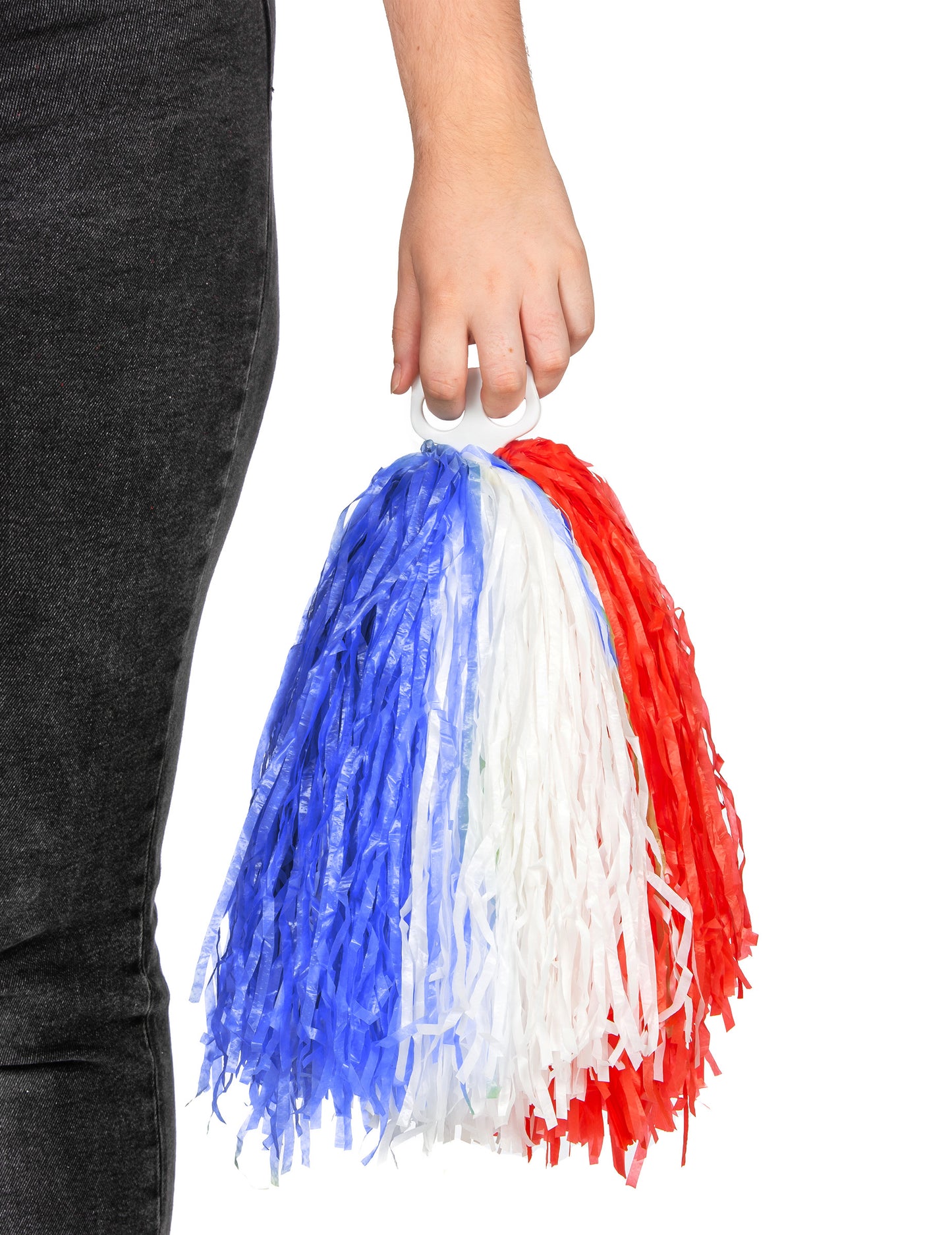 Détail de la poignée du pompon supporter France