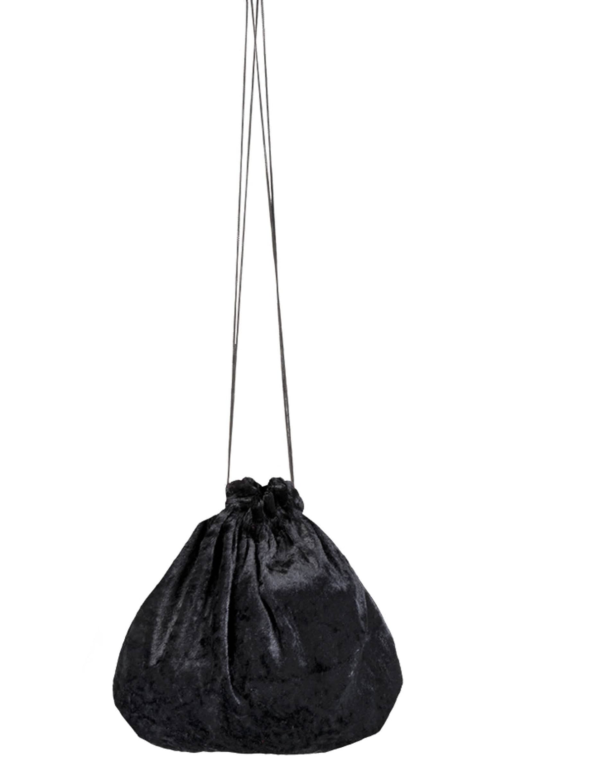 Sacoche en velours pour adulte noir
